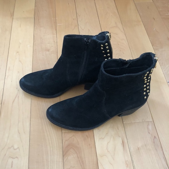 Hibou Suede studded booties - Picture 1 of 7